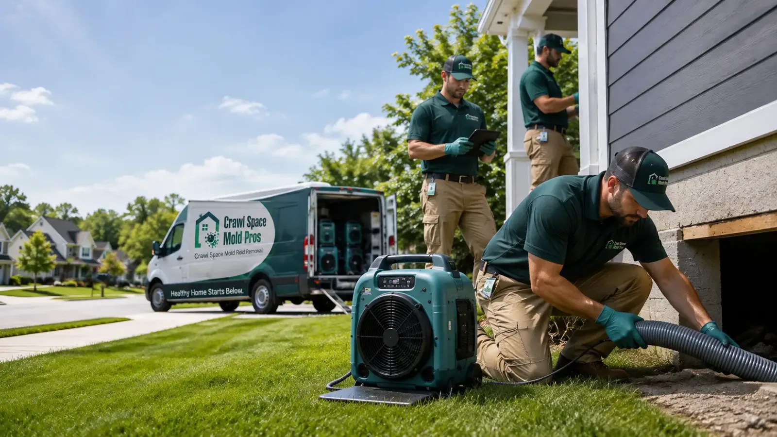 Crawl Space Mold Removal in West Point, NE